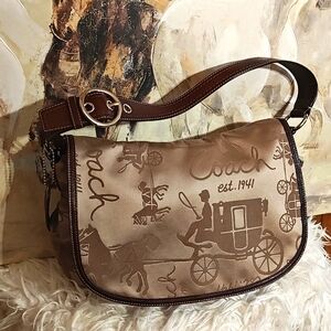 Coach Ashley Horse and Carriage Handbag